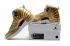 Nike Air Jordan 12 Pinnacle Metallic Gold Hombres Zapatos