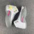 Nike Air Jordan Retro XII 12 White Wolf Grey Cool Vivid Pink Giày nữ