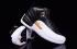 Nike Air Jordan XII 12 Retro Negro Blanco Oro Hombres Zapatos 136001 016