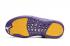 Nike Air Jordan XII 12 復古天鵝絨紫白色黃色女鞋