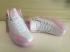 Nike Air Jordan XII 12 白色粉紅色女式籃球鞋