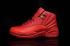Nike Air Jordan XII Retro 12 Totaal Rood Heren Basketbal Sneakers Schoenen 130690