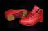 Nike Air Jordan XII Retro 12 Totaal Rood Heren Basketbal Sneakers Schoenen 130690