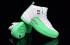 Nike Air Jordan XII 12 Retro Weiß Silber Grün Damenschuhe 510815 111