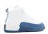 Air Jordan 12 Retro Bp French Blue Metallic Varsity Beyaz Gümüş 151186-113,ayakkabı,spor ayakkabı