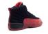 Air Jordan 12 Retro Ps Flu Game Black Varsity Merah 151186-065