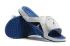 Nike Jordan Hydro XII Retro Herren-Sandalen, Weiß, Französisches Blau, Varsity-Rot, 820265-107