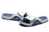 Nike Jordan Hydro XII Retro Herren-Sandalen, Weiß, Französisches Blau, Varsity-Rot, 820265-107