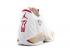 Air Jordan Wanita 14 Retro Klasik Linen Hijau Varsity Putih Merah 312274-161