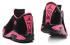 Nike Air Jordan Retro 14 XIV Czarny Różowy Dziewczyna Młodzieżowe Damskie BG GS Buty 467798 012