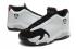 Nike Air Jordan XIV 14 Retro BG GS Blanco Negro Toe Grade School Gorl Mujer Zapatos 654963 102