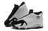 Nike Air Jordan XIV 14 Retro BG GS Branco Preto Toe Grade School Gorl Sapatos femininos 654963 102