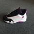 Nike Air Jordan XIV 14 tênis de basquete feminino branco preto roxo