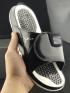Air Jordan Hydro 11 Retro Slides Preto Branco Sapatos AA1336-011