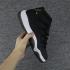 Air Jordan 11 unisex schoenen zwart wit goud
