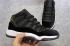 Nike Air Jordan 11 XI 復古女繼承人天鵝絨黑色男女通用鞋 852625