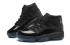 Nike Air Jordan Retro XI 11 Noir Gamma Bleu Femmes Chaussures 378038 006