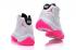 Nike Air Jordan Retro XI 11 Blanc Rose Femmes Chaussures 378038