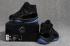 Nike Air Jordan XI 11 Cap And Gown Chaussures de basket-ball pour hommes Noir Tout