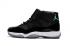 чоловіче баскетбольне взуття Nike Air Jordan XI 11 Black White Grey 378037