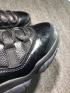 Nike Air Jordan XI 11 Retro ALL Nero Uomo Scarpe 378037