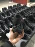 Nike Air Jordan XI 11 Retro ALL Black Hommes Chaussures 378037