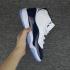 ρετρό παπούτσια μπάσκετ Nike Air Jordan XI 11 High White Deep Blue 852625