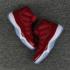 Nike Air Jordan XI 11 Retro Zapatos De Baloncesto Alto Vino Rojo Todo Caliente 852625