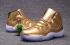 чоловіче взуття Nike Air Jordan XI 11 Retro Gold White