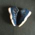 Nike Air Jordan XI 11 復古男士籃球鞋牛仔褲藍白色