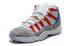 Nike Air Jordan XI 11 Retro férfi cipőket USA Moon Landing Star Spangled Banner