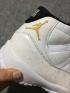Nike Air Jordan XI 11 Retro OVO Bianco Oro Uomo Scarpe