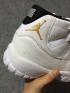 Nike Air Jordan XI 11 Retro OVO Beyaz Altın Erkek Ayakkabı, ayakkabı, spor ayakkabı
