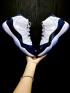 Nike Air Jordan XI 11 Retro รองเท้าบาสเก็ตบอล Unisex สีขาว Royal Blue