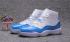 Мужские баскетбольные кроссовки Nike Air Jordan XI 11 Retro White University Blue 528895