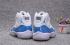 Nike Air Jordan XI 11 Retro Blanco Universidad Azul Hombres Zapatos De Baloncesto 528895