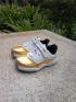 Nike Air Jordan XI 11 Retro Low Gold Scarpe da bambino