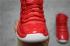 Scarpe da basket Nike Air Jordan XI 11 Retro in pelle rosso brillante