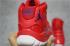 Scarpe da basket Nike Air Jordan XI 11 Retro in pelle rosso brillante