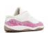 Air Jordan 11 Retro Low Td Pink Snake Skin Weiß Schwarz 505836-108