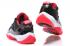 Nike Air Jordan 11 XI Bred Low Retro True Red Black férfi cipőt 528895 012