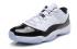 Nike Air Jordan Retro 11 XI Concord alacsony fekete fehér férfi cipőt 528895 153