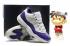 Sepatu Pria Nike Air Jordan Retro 11 XI Low Hitam Putih Ungu 528895-108