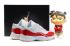 Nike Air Jordan Retro 11 XI Low Cherry White Varsity Red Men Topánky 528895 102