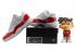 Nike Air Jordan Retro 11 XI Low GS Damskie Buty Białe Varsity Czerwone 528896 102