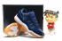 Nike Air Jordan Retro 11 XI Low Midnight Navy Gum férfi cipőket 528895 405