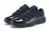 Nike Air Jordan XI 11 Retro Düşük AJ11 Tüm Siyah Erkek Ayakkabı 528895 .