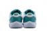 Nike Air Jordan XI 11 Retro Low Aqua Safari Branco Turbo Verde Mulheres Sapatos 580522-143