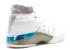Air Jordan 17 Low Pe Bibby Bianche Argento Metallico 303891-103