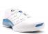 Air Jordan 17 Og Low Blue Chrome White Black University 303891-141